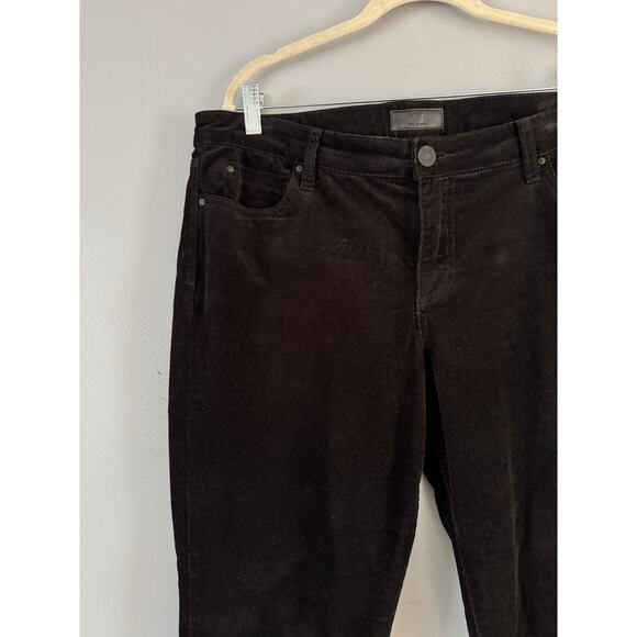 Kut From The Kloth Black Corduroy Diana Skinny Jeans Women’s Size 14 - Picture 3 of 7